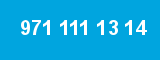 971 111 13 14 971 111 13 14